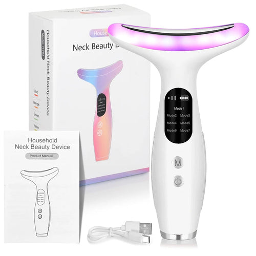7Color Neck Face Massager Facial Massager Tool for Skin Care at