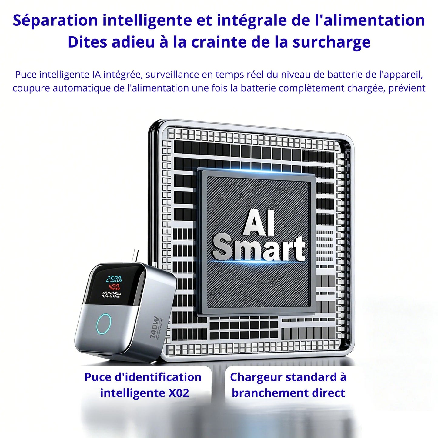 Séparateur de charge intelligent avec arrêt automatique