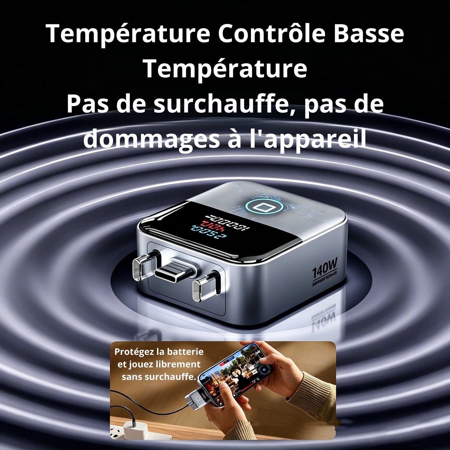 Séparateur de charge intelligent avec arrêt automatique