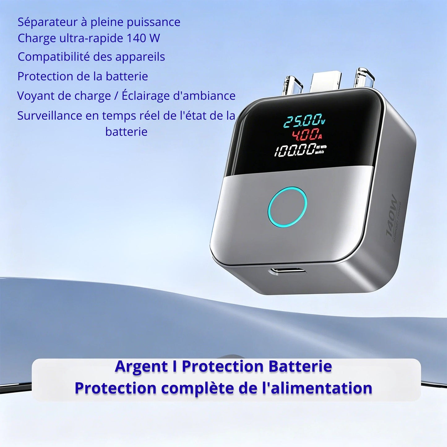 Séparateur de charge intelligent avec arrêt automatique
