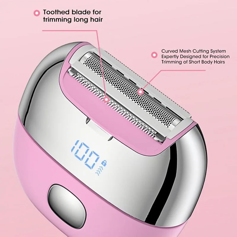 Electric Bikini Trimmer Painless Shaver for Face Legs Underarm