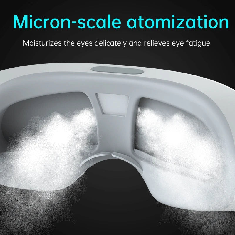 Electric Smart Eye Massager With Heated 2 Modes Steam Massage For Dry
