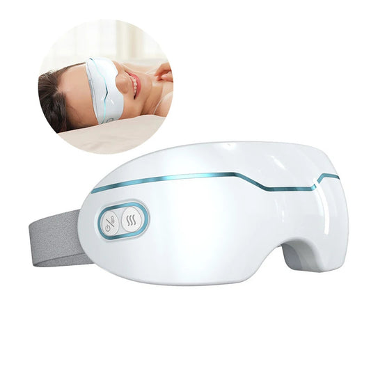 Electric Smart Eye Massager With Heated 2 Modes Steam Massage For Dry