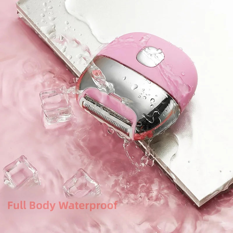 Electric Bikini Trimmer Painless Shaver for Face Legs Underarm