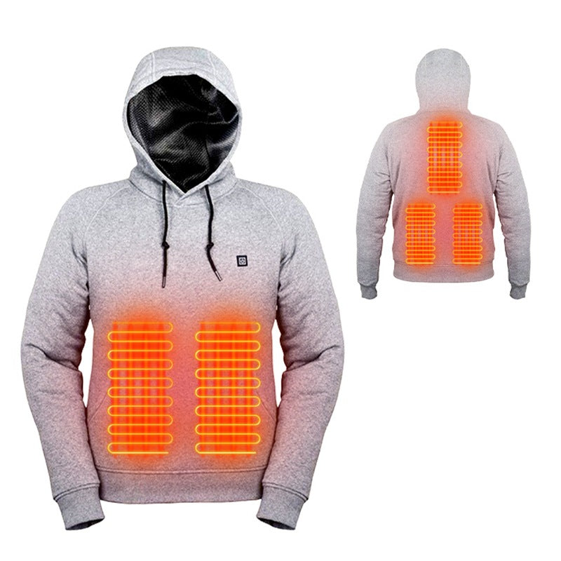 Sweat à capuche chauffant
