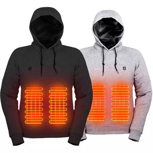 Sweat à capuche chauffant