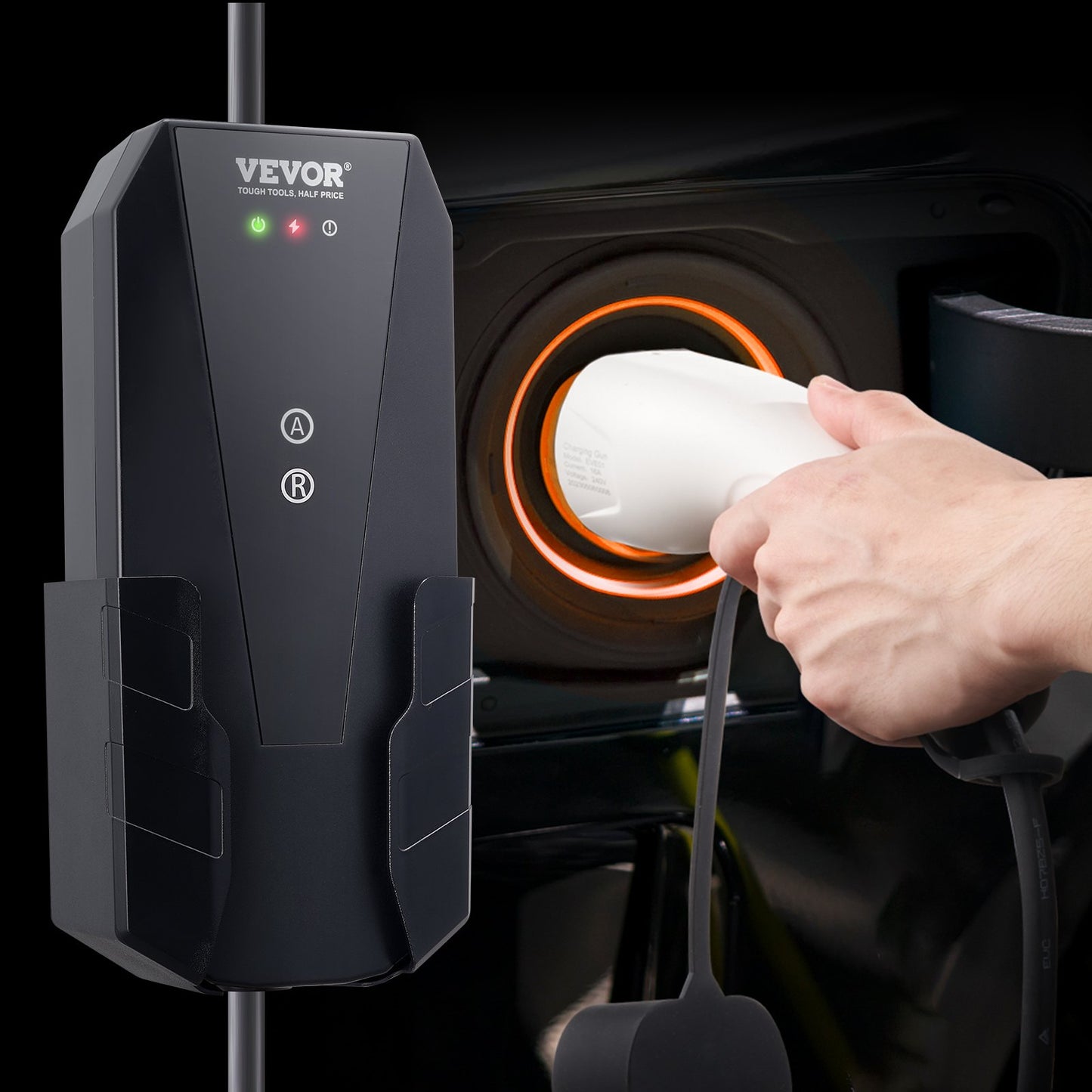 Chargeur EV portable Type 2, 16A 3,7 kW, chargeur pour voiture électrique